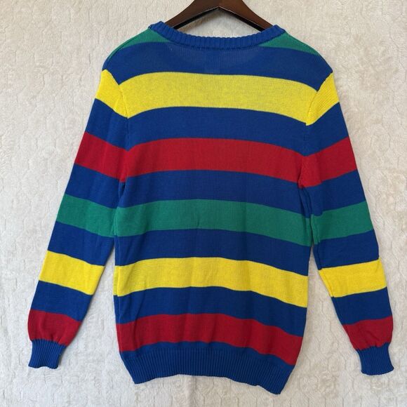 NWT Mickey Mouse Sweater Retro Striped Reimagined Kids Disney 100 Youth Sz XL - Picture 4 of 12